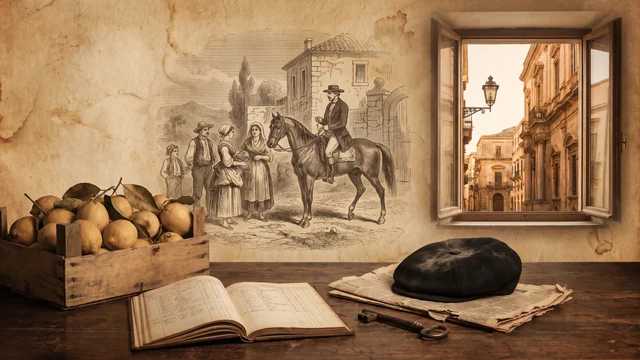 Limoni, registri e vecchie stampe della Sicilia dell'Ottocento
