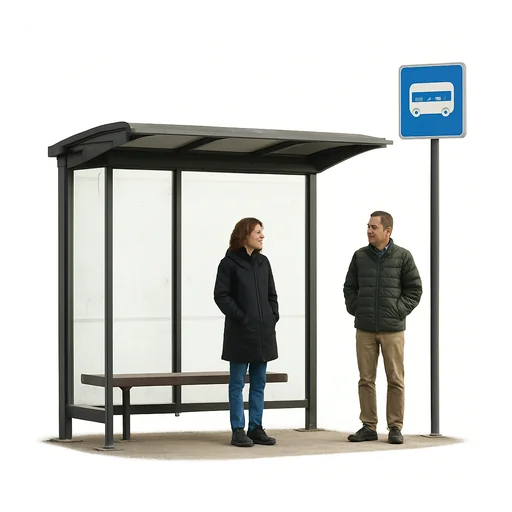 La fermata dell’autobus