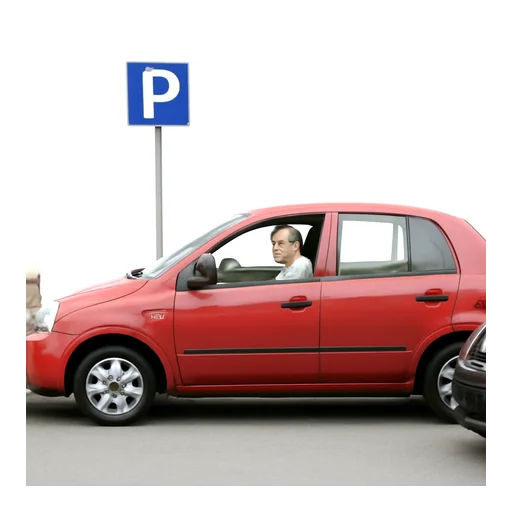 Illustrazione: parcheggiare