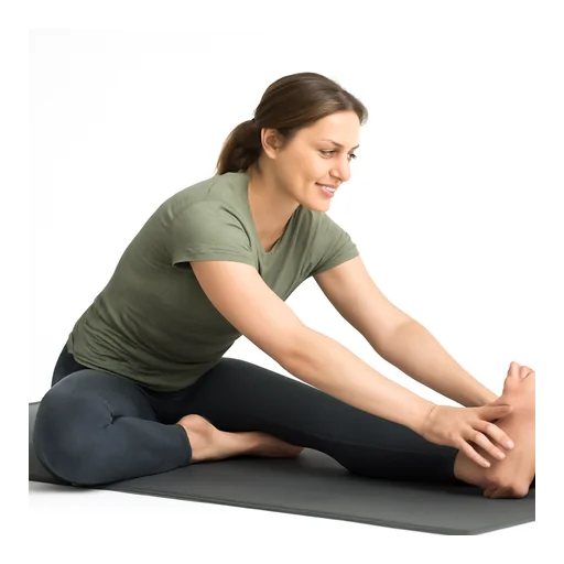 Illustrazione: fare stretching