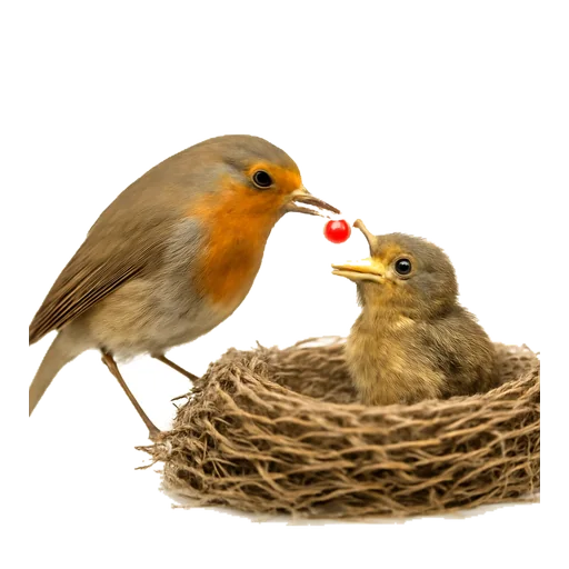 Illustrazione: dare da mangiare